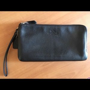 Coach Double Zip Wristlet / Wallet